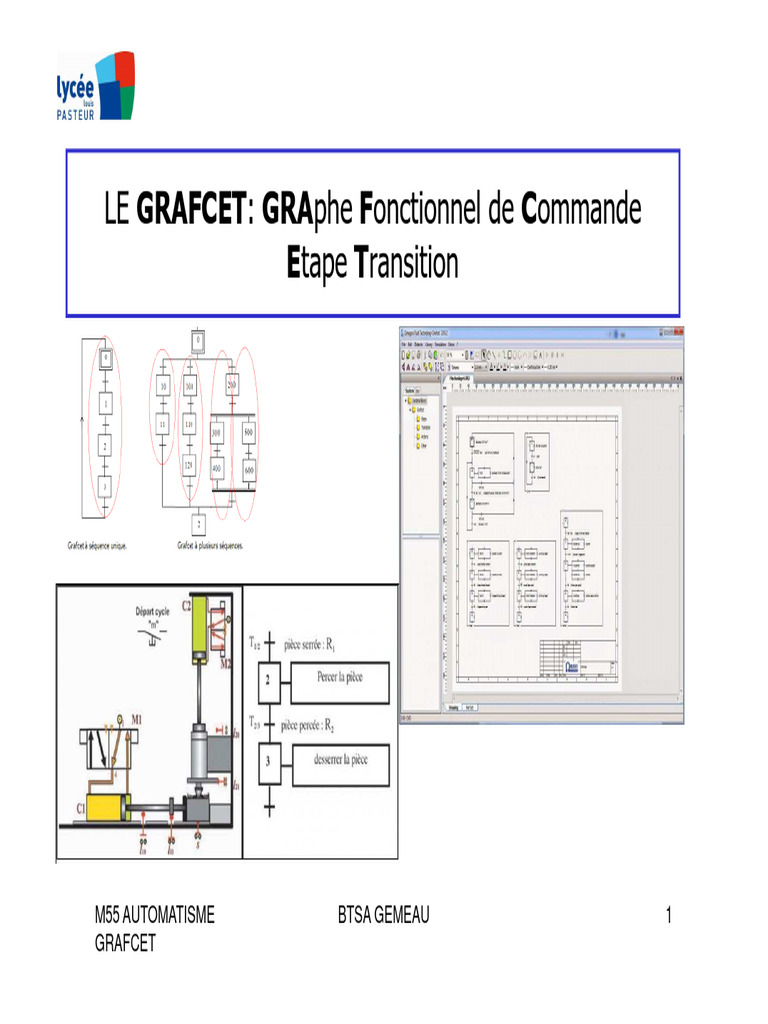 Introduction au GRAFCET en Automatisme | PDF | Automate programmable ...