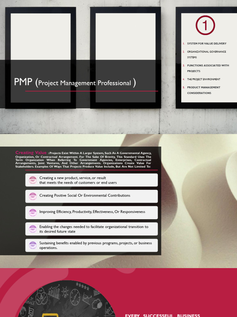 PMP (Project Management Professional) 1 | PDF | Project Management ...