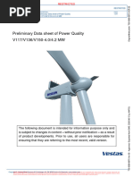 Vestas EnVentus V162-6.0 MW Specs | PDF | Wind Turbine | Wound