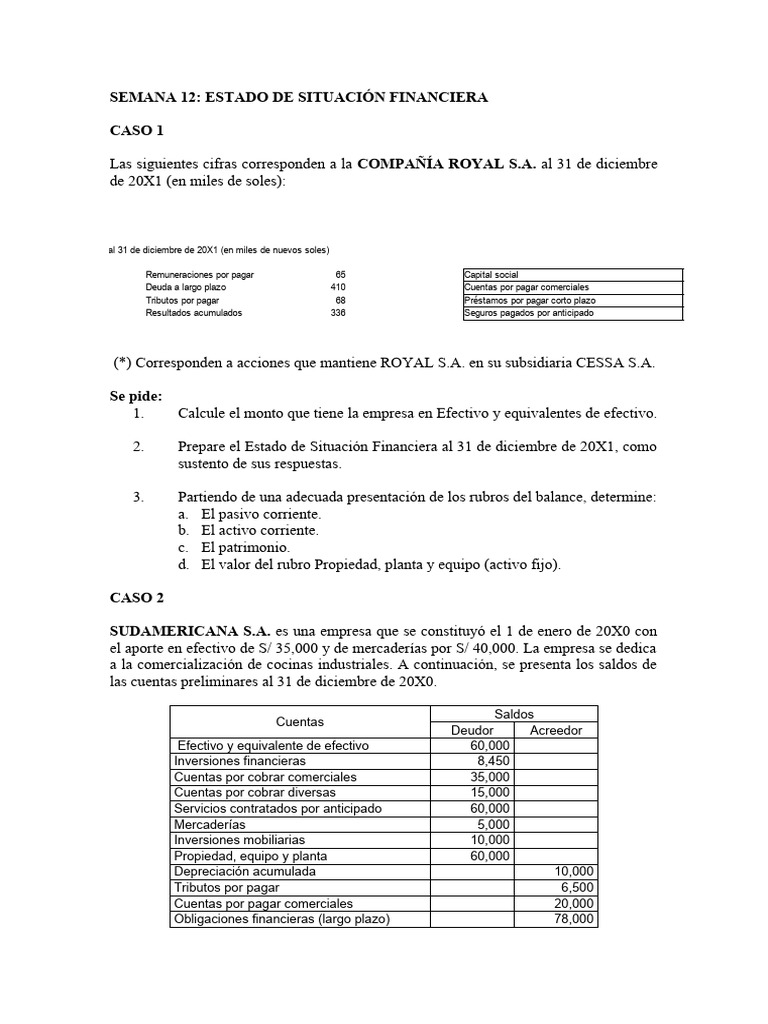 Ca142 cuaderno de trabajo semana 12 pdf bancos business