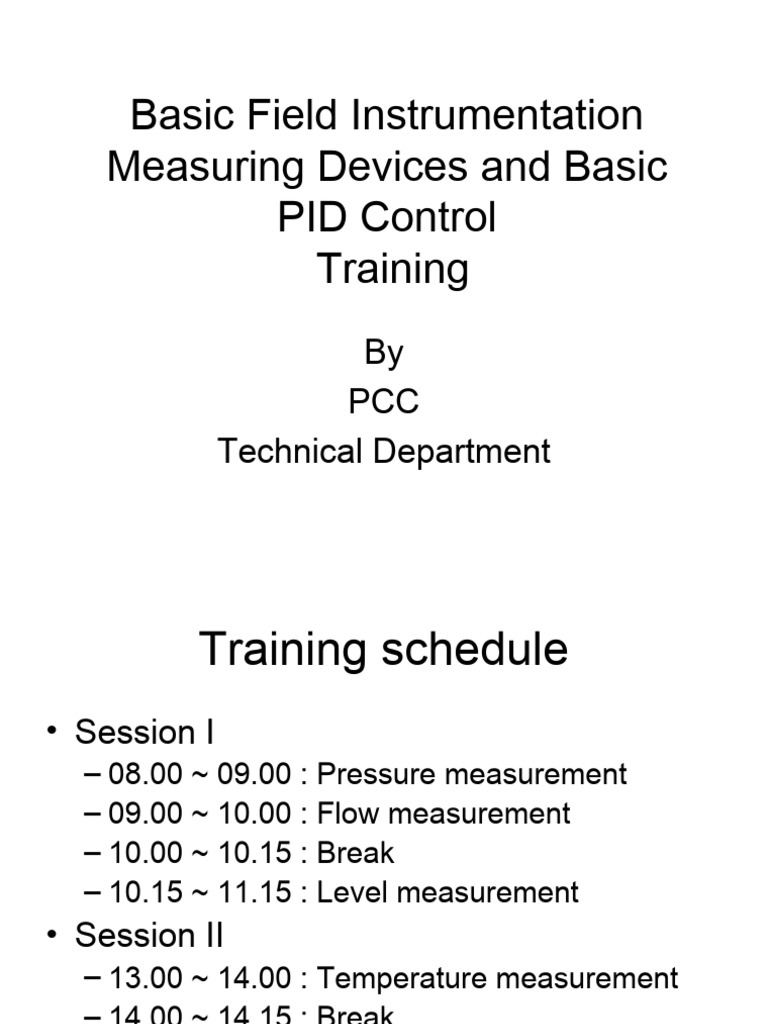 Basic Instrument and Process Control | PDF | Pressure Measurement ...