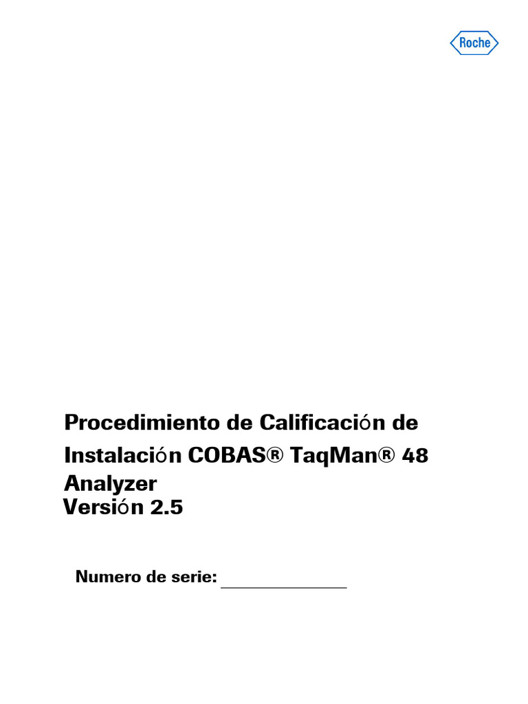 Calificación de Instalación Cobas TaqMan 48 | PDF | Software | Informática