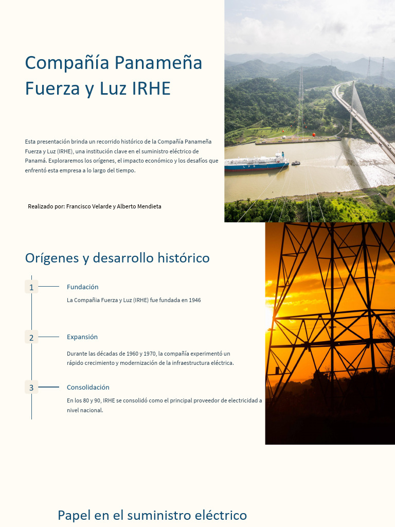 Privatización y legado de IRHE Panamá | PDF | Privatización | Red eléctrica