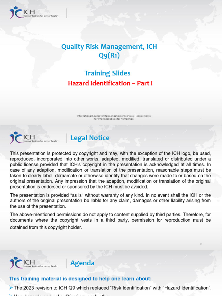 Hazards and Risks - ICH | PDF | Risk | Hazards