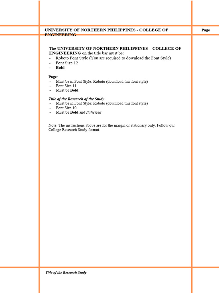 UNP College of Engineering Formatting Guide | PDF | Computers