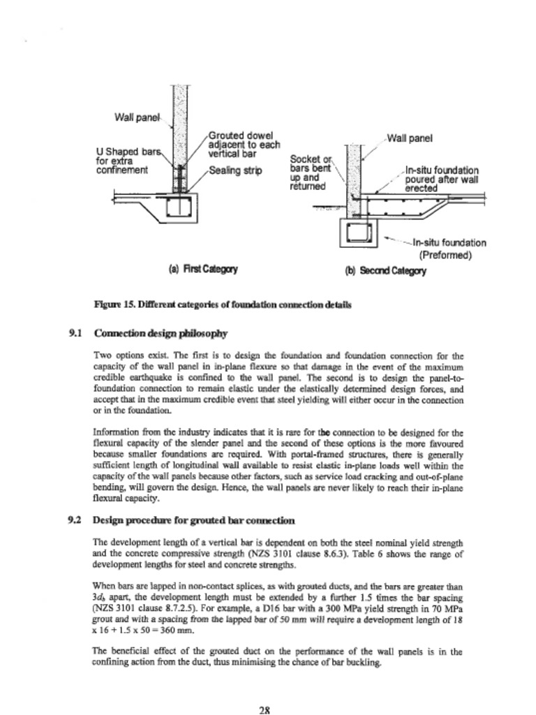 Design of Precast Panel Base Fixings | PDF