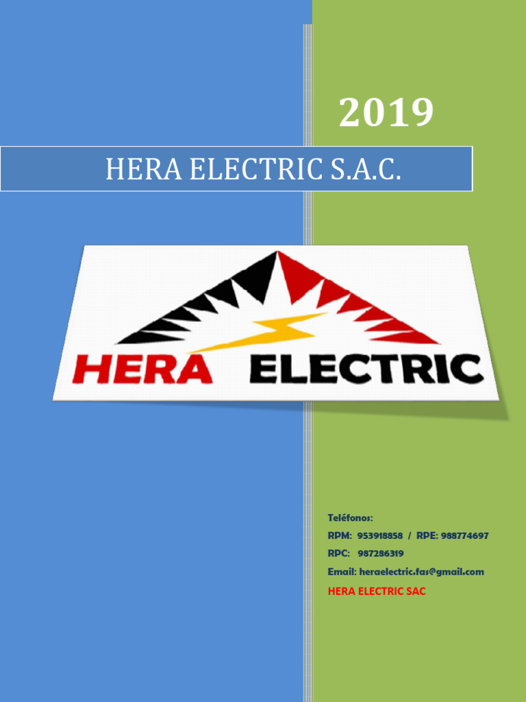 Servicios de Hera Electric S.A.C. | PDF | Ingenieria Eléctrica
