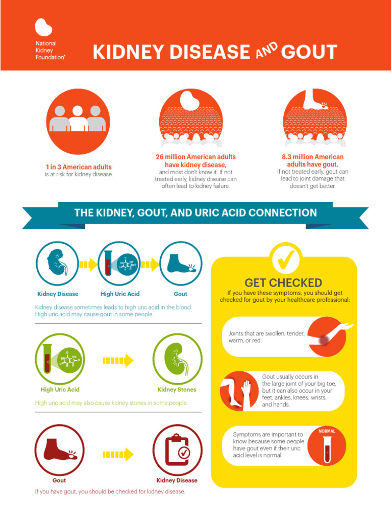Gout Infographic English Pdf Gout Diseases And Disorders