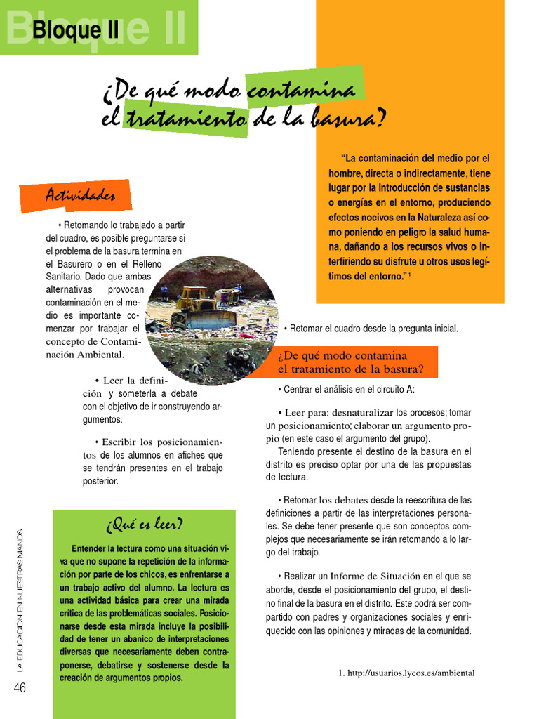 Contaminación por tratamiento de basura | PDF | Vertedero | Residuos