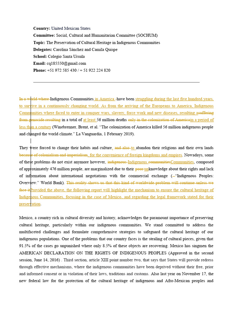 Documento 1 | PDF | Indigenous Peoples | Mexico