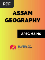 Geography Overview of Assam | PDF