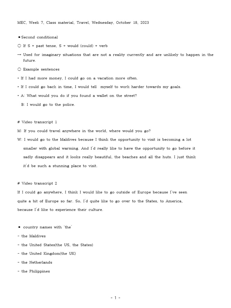 MEC,+Week+7,+Class+material,+Travel,+Wednesday,+October+18,+2023 HWP ...