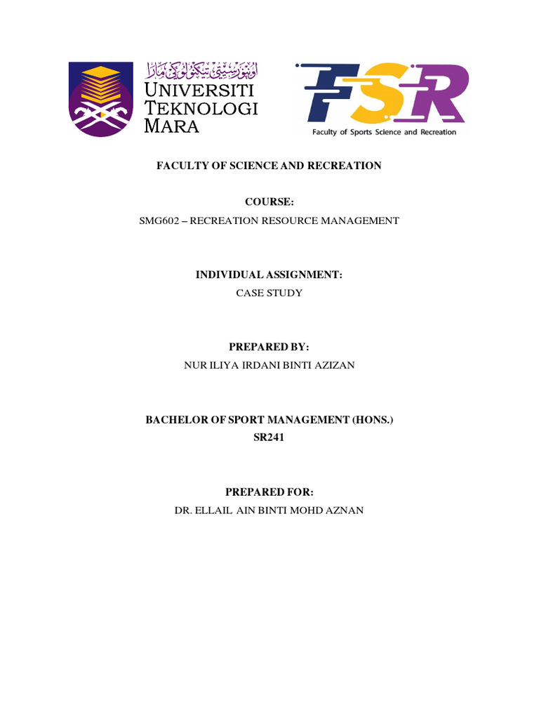 Smg602 Individual Assignment Case Study 1 Pdf Trail Geographic