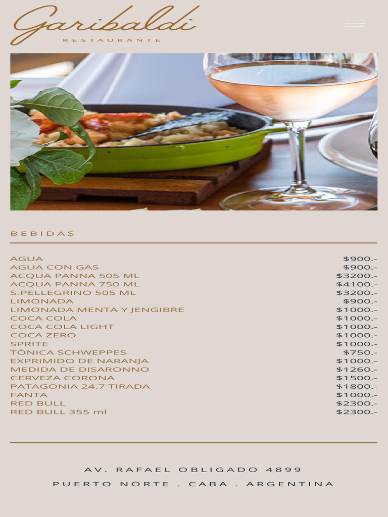 Garibaldi Restaurante | PDF