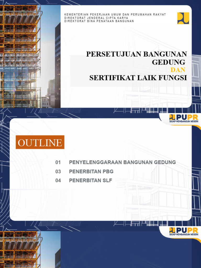 Proses Penerbitan SLF dan PBG | PDF