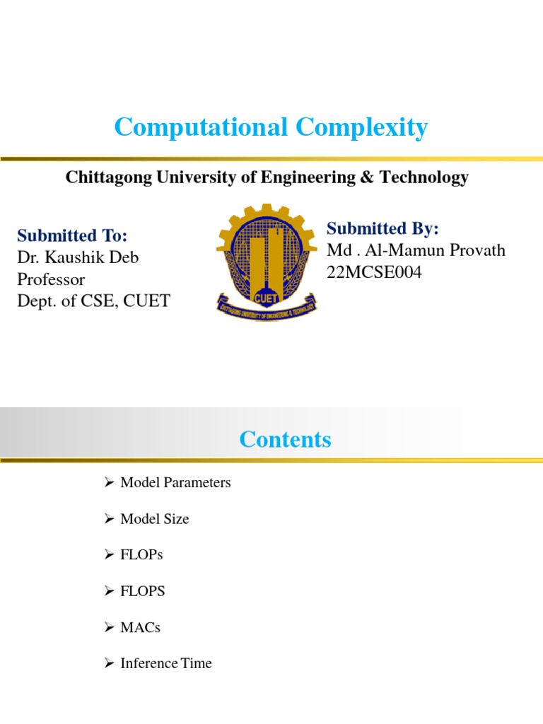 18 - Computational Complexity | PDF | Byte | Artificial Neural Network
