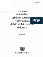 Derecho interncional público - resumen de opiniones y fallos de la CIJ