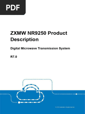 ZTE NR9250 Product Description | PDF | Modulation | Computer Network