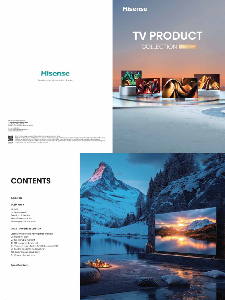 E-CATALOG-HISENSE-TV-2024 | PDF
