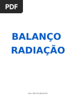 BALAÇO RADIAÇÃO