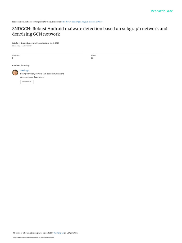 Robust Android Malware Detection | PDF | Malware | Computing