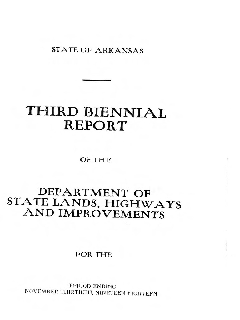3rd Biennial Report 1917 18 Pdf