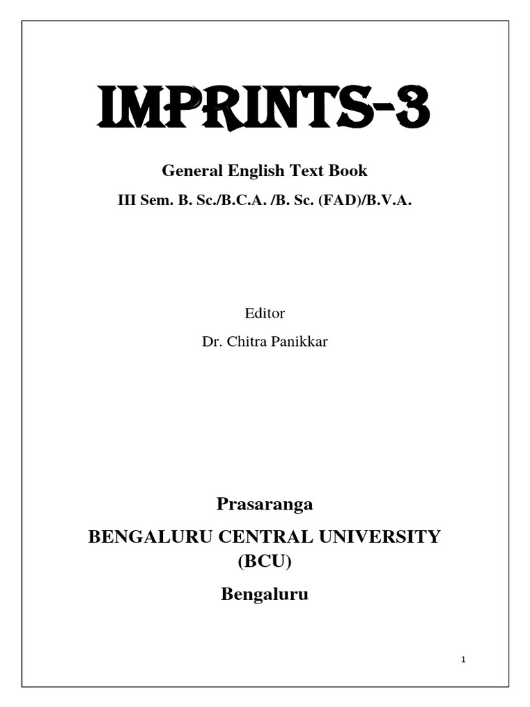 Imprints III General English | PDF | Lewis Carroll