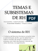 Sistemas e Subsist em As de Rh-2