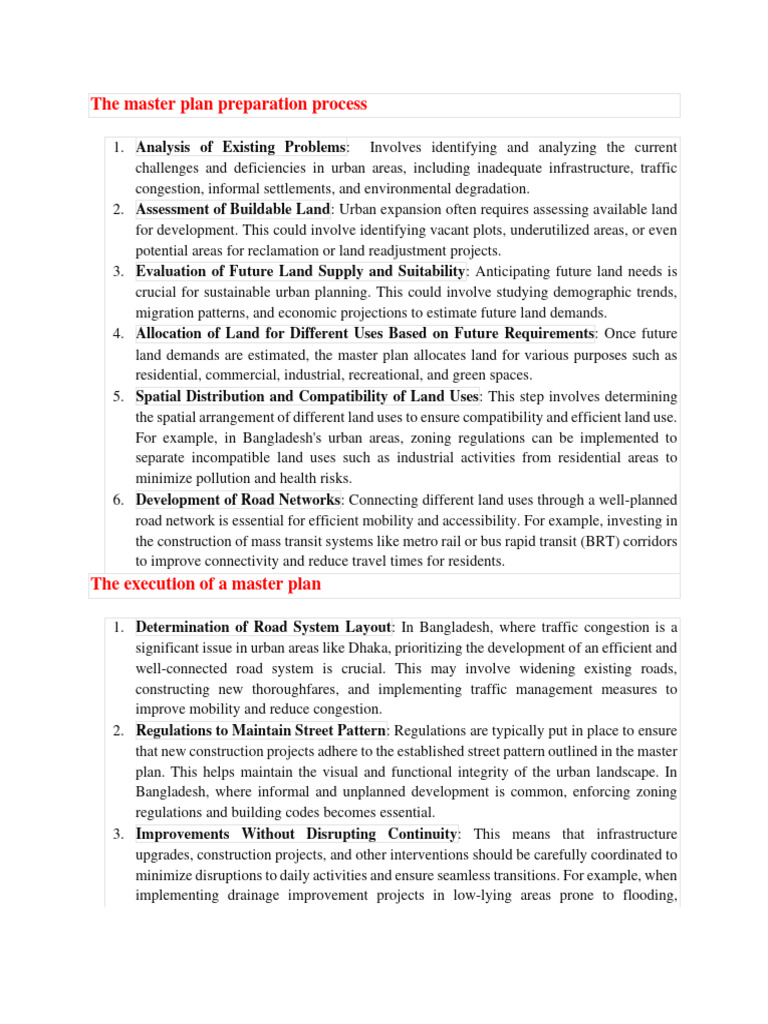 Master Plan Download Free Pdf Urban Planning Infrastructure