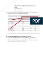 how to print out parent letters that list user names and passwords for pearson math program