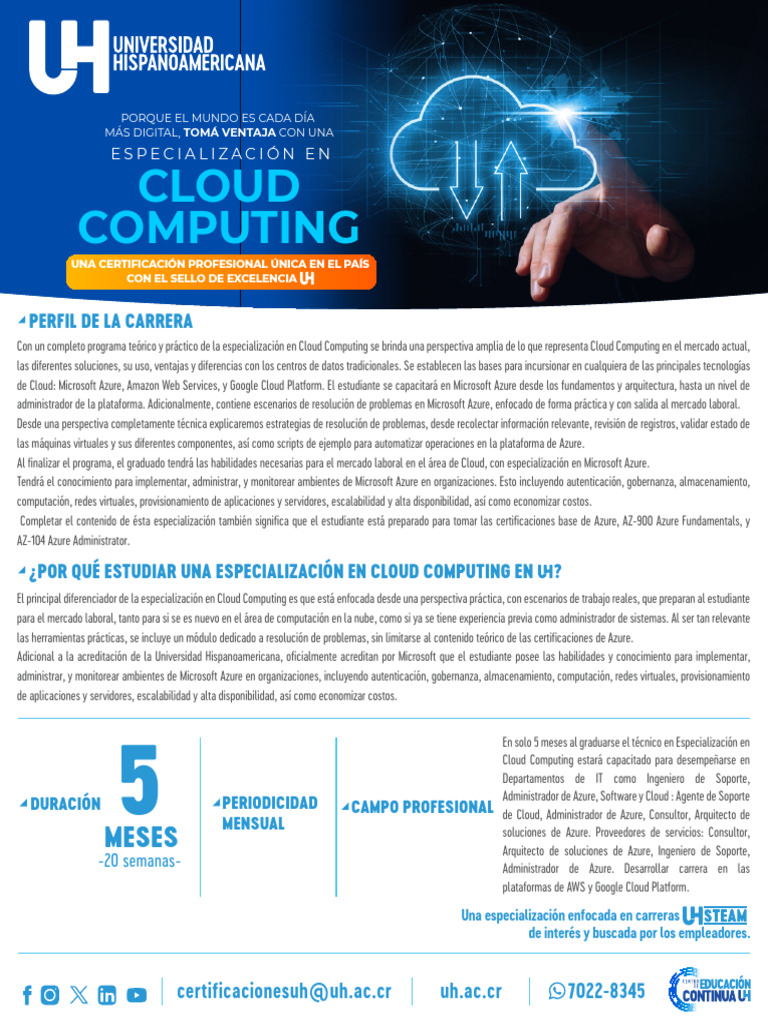 Especialización en Cloud Computing | PDF | Computación en la nube ...