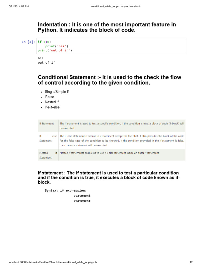 conditional_while_loop - Jupyter Notebook | PDF | Programming Paradigms ...