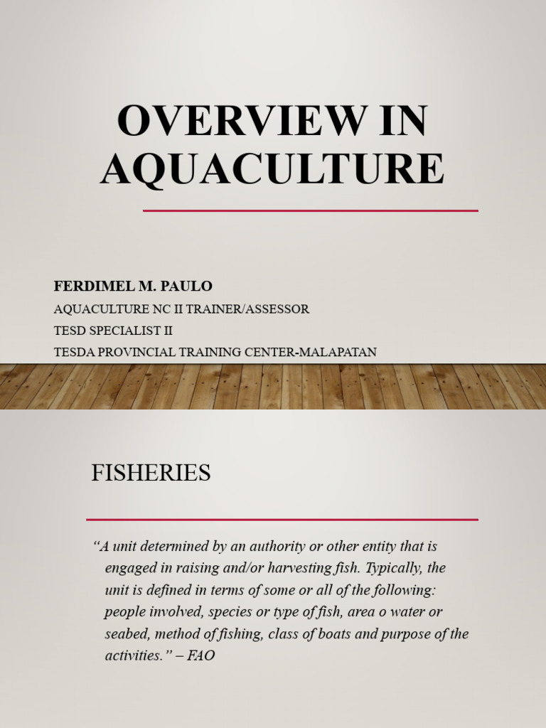 Overview In Aquaculture Download Free Pdf Aquaculture Fishery