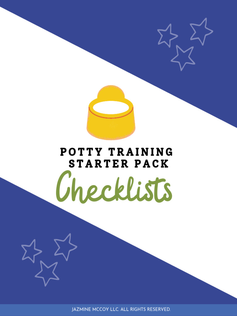 Potty Training Starter Pack By Dr Jazmine The Mom Psychologist Pdf
