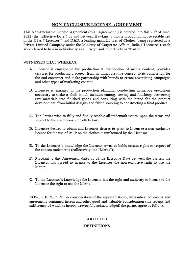 non-exclusive-license-agreement-pdf-license-indemnity
