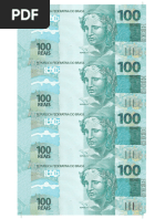 Notas de Dinheiro para Imprimir Frente e Verso | PDF | Dinheiro | Moeda