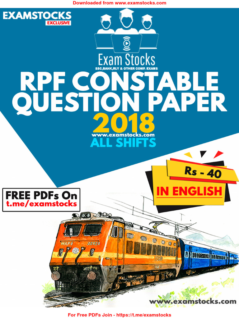 RPF Constable Exam Question Paper 2019 | PDF | Exoplanet