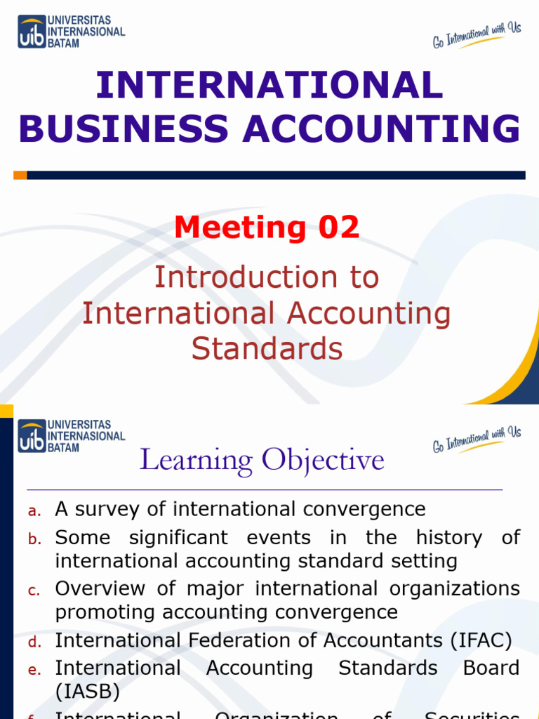 International Accounting Standards Overview | PDF | Accounting ...