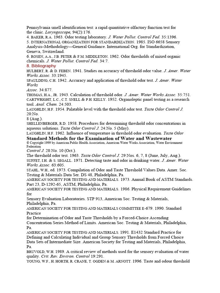 Pennsylvania smell identification test Download Free PDF Odor