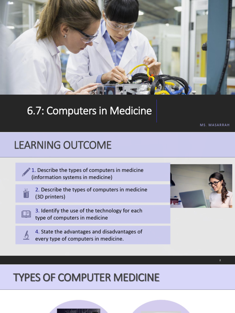 ICT Notes+Chapter+6.7+Computers+in+Medicine | PDF | Medical ...