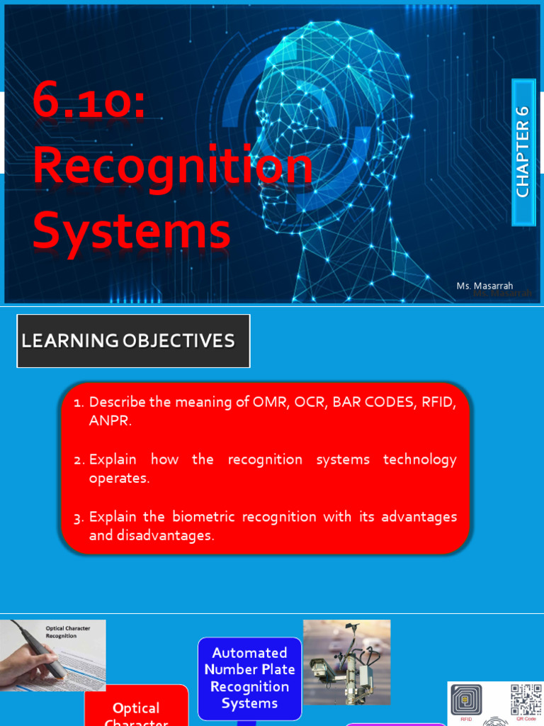 ICT Notes+Chapter+6.10+Recognition+Systems | PDF | Biometrics ...