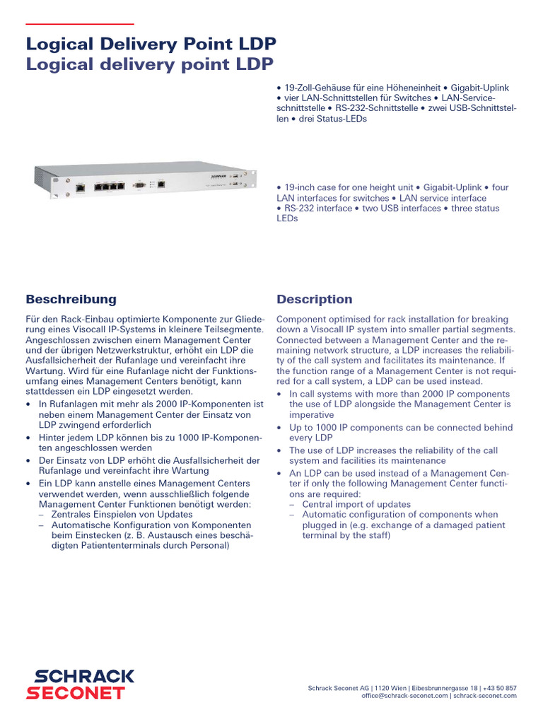K DB 0061DE EN - LDP Logical Delivery Point - V3 2 | PDF