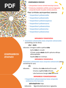 Izimpambosi Zesenzo 2