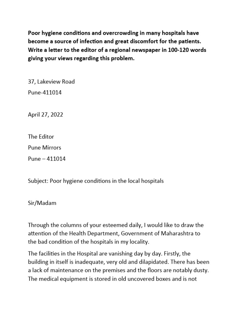 Image Result For Letter To Editor Previous Year Questions Class Successcds