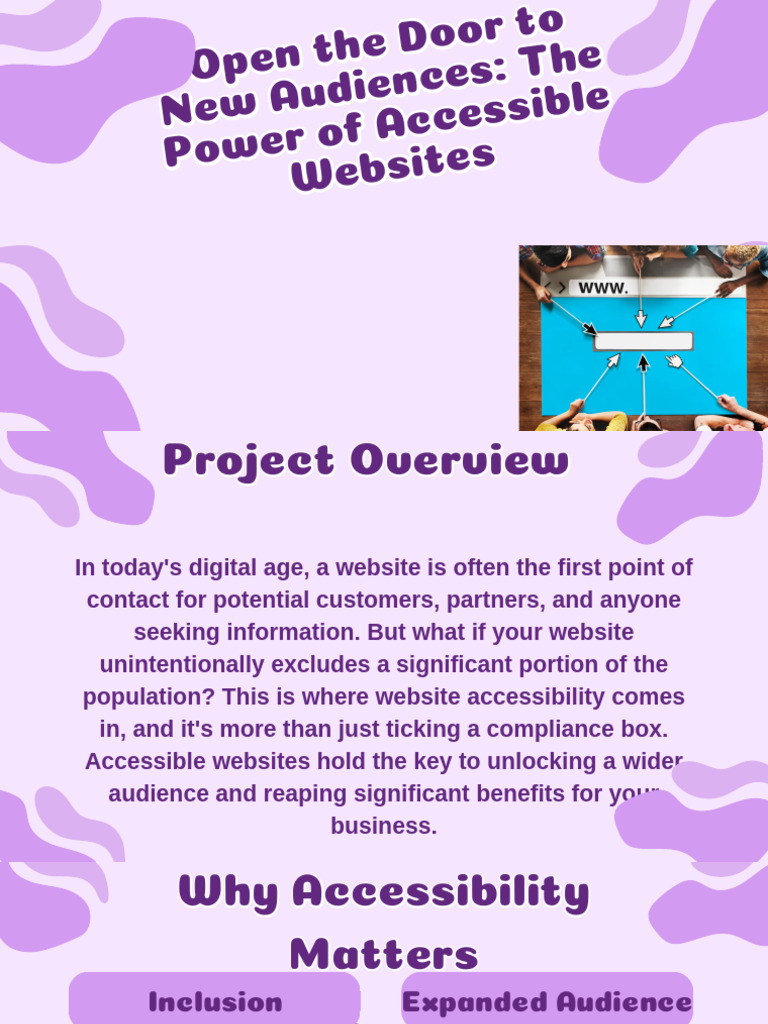 Unlocking Audiences with Accessible Websites | PDF | Accessibility | Brand