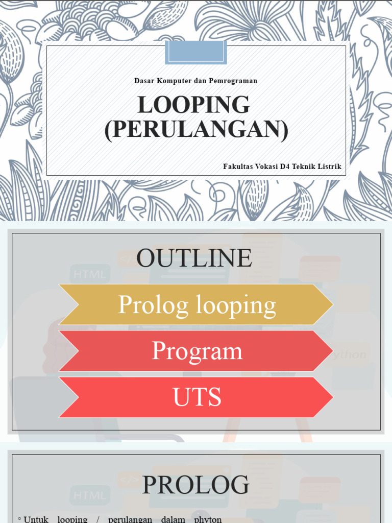 Looping Dan Uts | PDF
