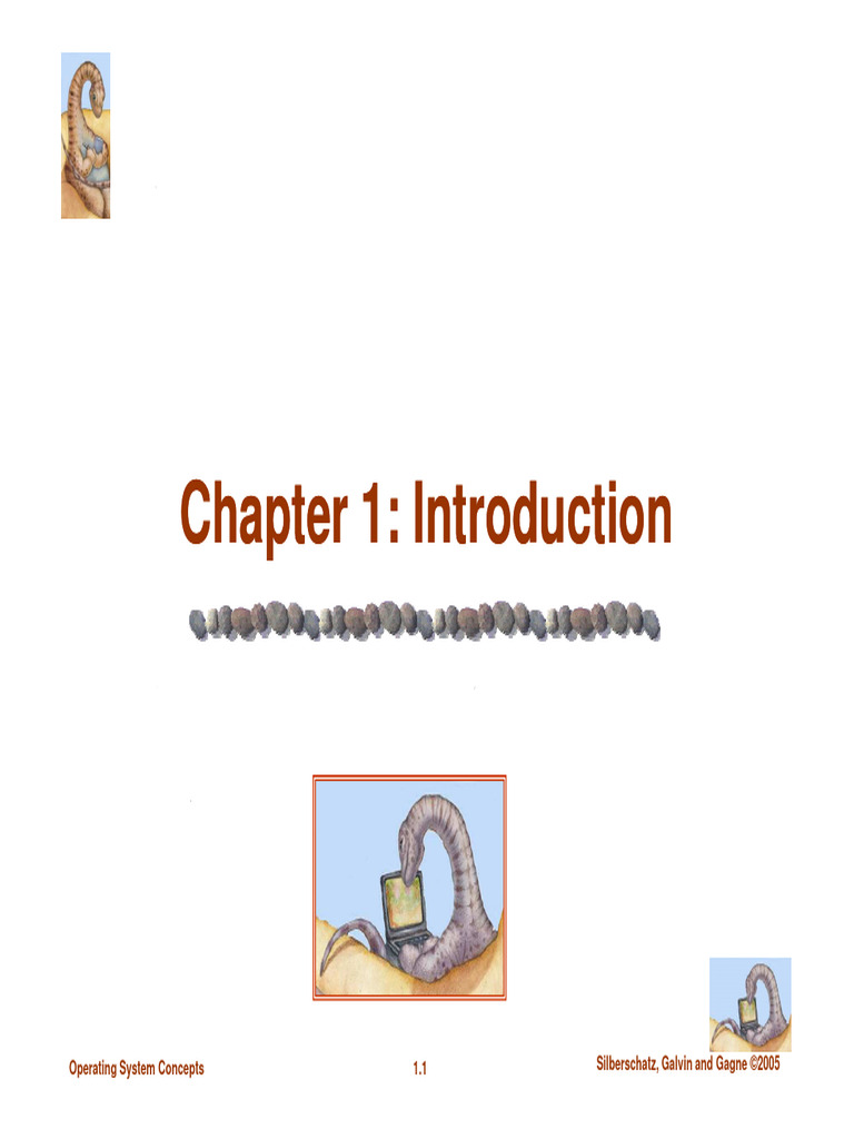 Chapter 1 introduction chapter 1 introduction 1 1 silberschatz