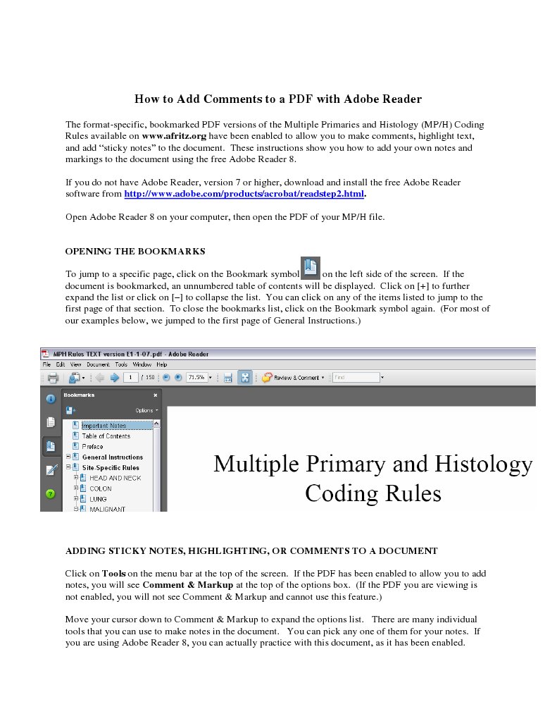 PDF Commenting Guide for Professionals | PDF