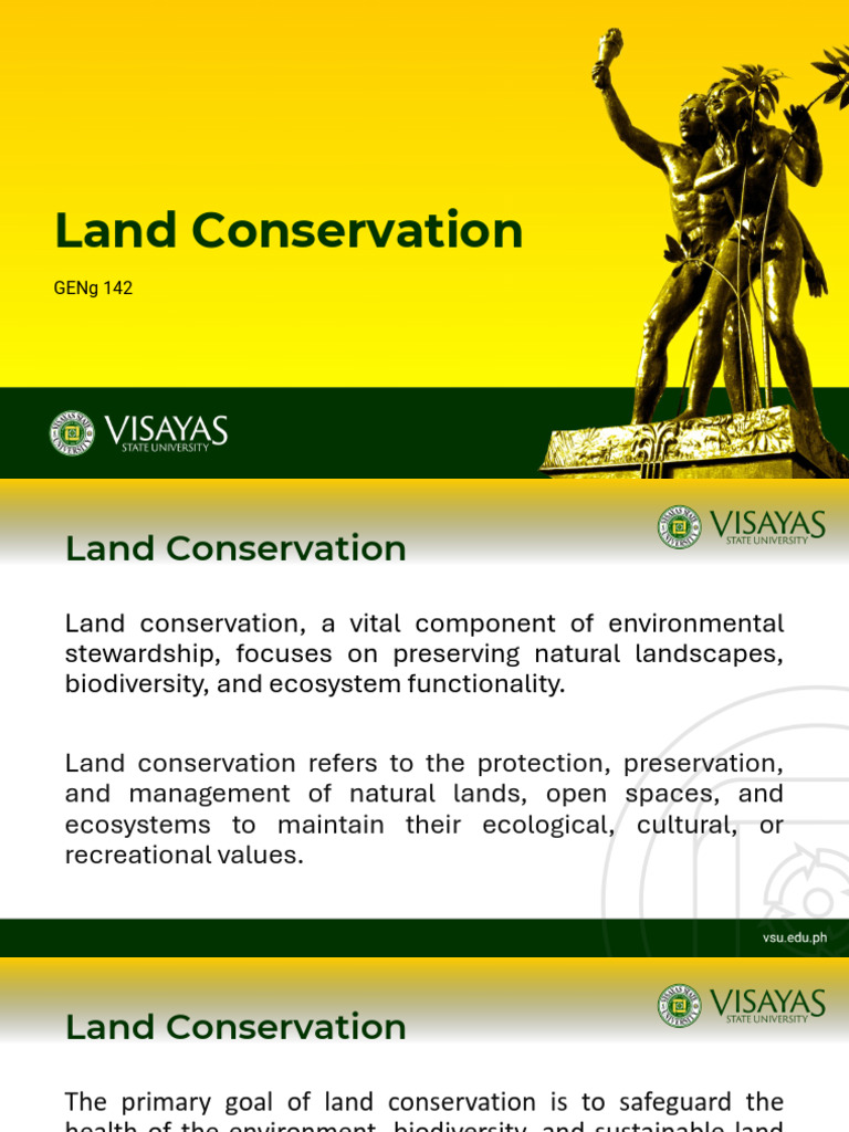 WHAT IS LAND CONSERVATION CLASS 10 intelligence overview
