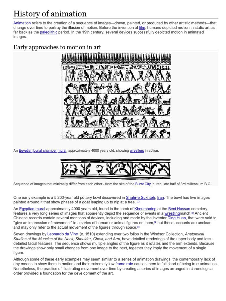 Early Animation Devices and History | PDF | Animation